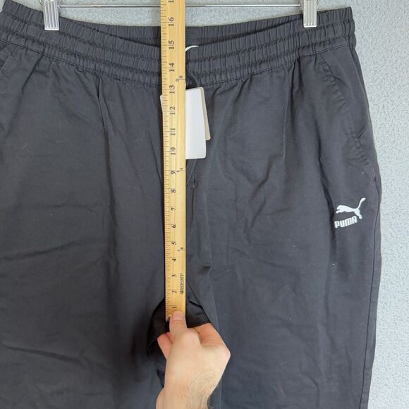 Puma‎ Pants Mens XL Black Classics Woven Casual Elastic Waist Pull On NWT - Picture 6 of 10